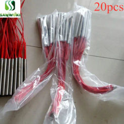 10*110mm pizza oven heating parts heating tube for ice cream cone maker machine carbon fiber Infrared heating pipe 220v 200w