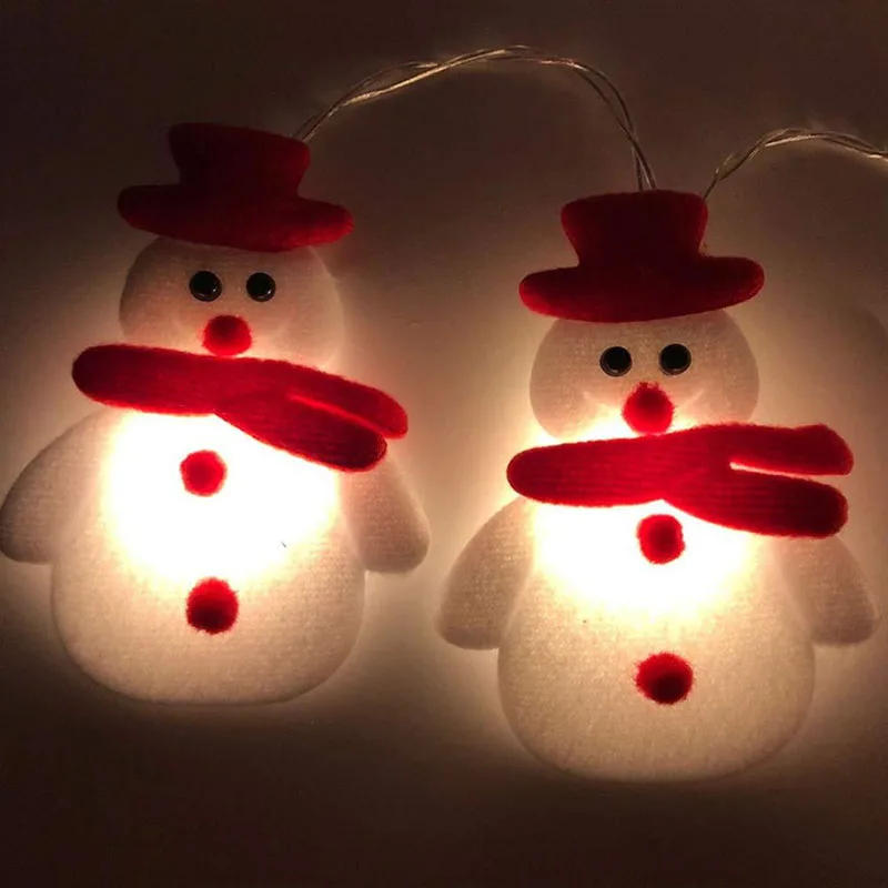 Description Picture 5 of itemLED Christmas Snowman Lights Strings Christmas Tree Holiday Party Decoration Lantern Christmas decorations for home navidad noel