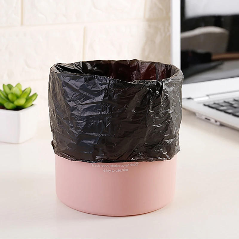 Description Picture 4 of itemDisposable Mini Trash Bags Recycling Garbage Office Desk Small  Trash Can Bags for Car Bathroom Kitchen Under Cabinet