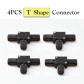 4 T Connector Black