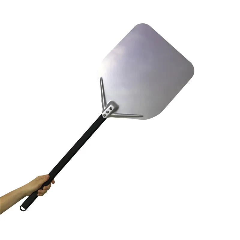 Description Picture 6 of itemBig long Aluminum Pizza Shovel Peel tray net With Long Handle Accessorie Pizza Paddle Spatula Nonstick Round Pan Baking turner