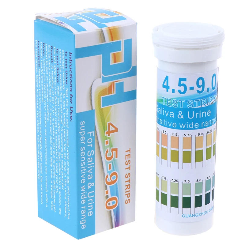 Description Picture 2 of itemNew 150 Strips Bottled PH Test Paper Range PH 4.5-9.0 For Urine Saliva Indicator