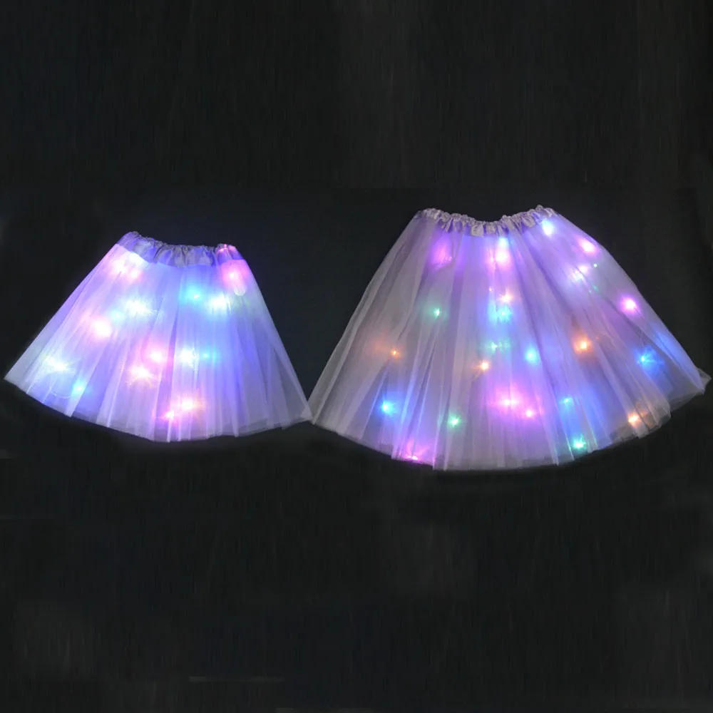 Description Picture 3 of itemWomen Girl LED Skirt Glow Light Up Tutu Tree Headband Gift Fairy Party Birthday Costume Navidad Wedding Festival Christmas