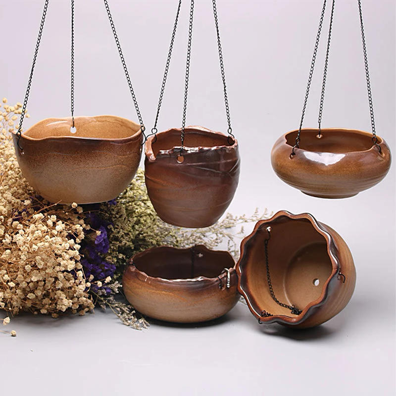 Description Picture 4 of itemHanging Basket Chains, 1pcs 40cm/ 47cm Black Hanging Chains Flowerpot Iron Sling Chain 3 Point Garden Plant Hanger Chain Gondola