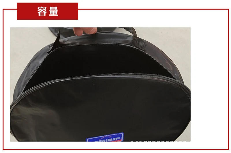 Description Picture 4 of item28/37/44/49/54cm Large Capacity Fishing Net Bag Storage Case Quick-drying for 25/33/40/45/50cm Shrimp Fish Net Fishing Supplies