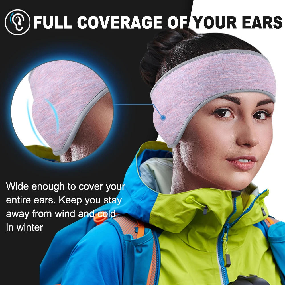 Description Picture 2 of itemWinter Sport Sweatband Warm Headband Thermal Fleece Head Band Gym Ski Yoga Fitness Cycling Tennis Running Hair Bandage Men Women