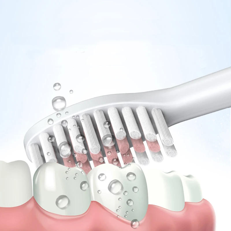 Description Picture 5 of item10Pcs Replacement for BAIR X1S/G1/G20 Smart Electric ToothBrush Black/Pink Replace Clean Whitening DuPont Heads Dental Brush