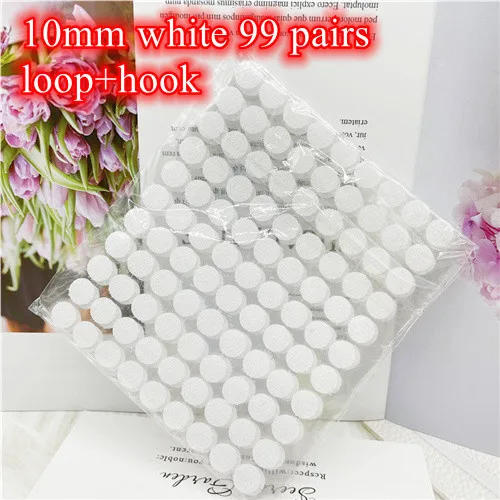 Description Picture 3 of itemWholesale 10 packs Self Adhesive Fastener Tape Dots 10/15/20/25/30mm 20*25/20*45mm Strong Glue Dot Sticker Coin Hook Loop Tape