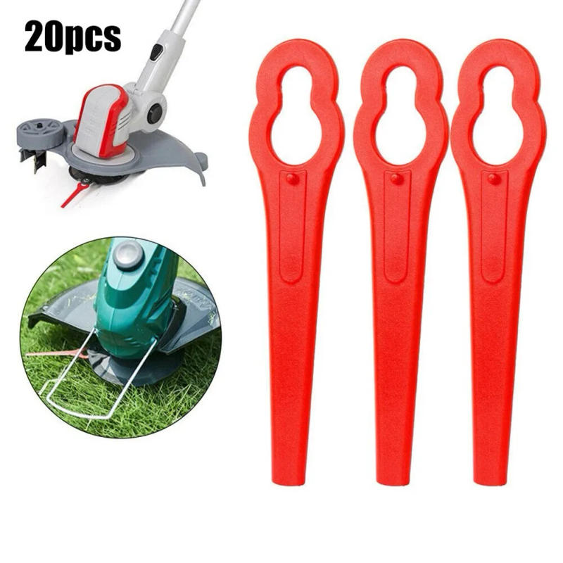 Description Picture 4 of item20PCS Strimmer Replacement  Blades Red For Einhell Cordless Grass Trimmer GE-CT 18 Lawnmower Blades Garden Power Tool Accessorie