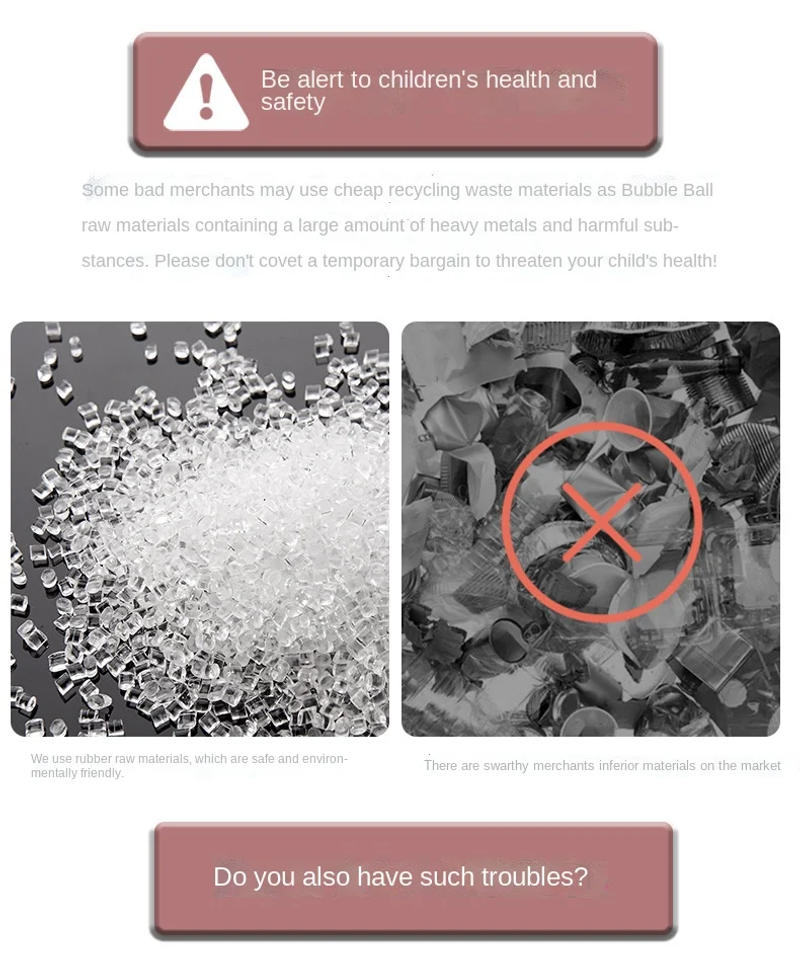 Description Picture 4 of itemNew Big Mouth Water Injection Bubble Ball Inflatable Balloon Summer Children Water Park Creative Toys Transparent TPR Material