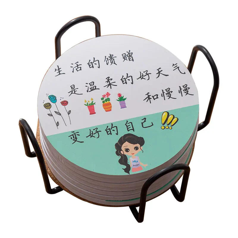 Description Picture 6 of itemCoaster Holder Mat Storage Rack Silicone Table Mat Holder Tea Coffee Mug Placemat Storage Organizer Table Kitchen Accessories