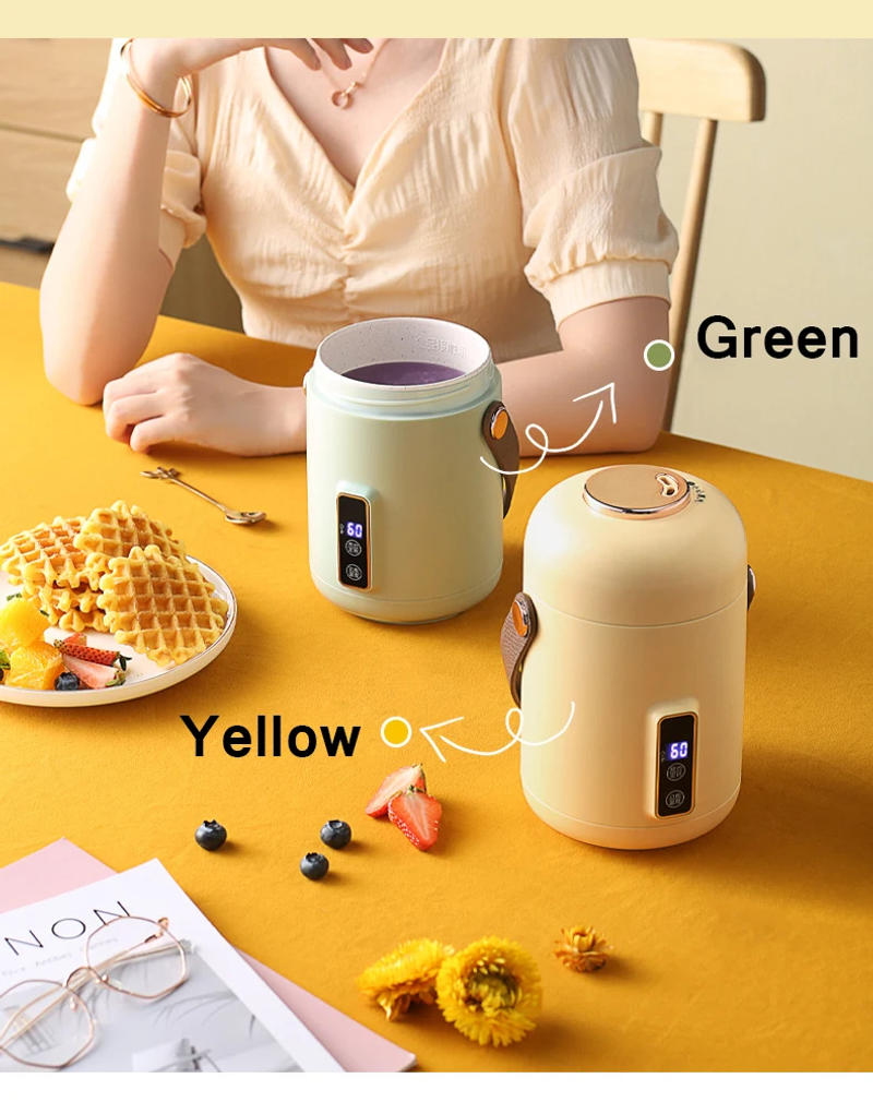 Description Picture 3 of itemMultifunction Stew Pot 500ML Non-stick Coating Automatic Keep Warm Noodles boiler Portable Health Pot Soup Porridge Slow Cooker