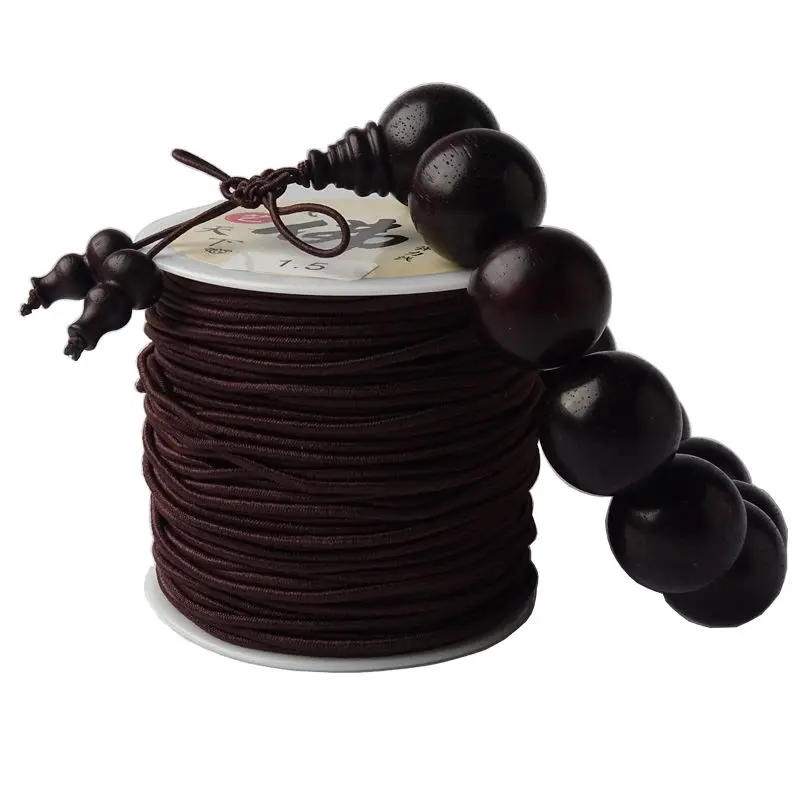 Description Picture 3 of itemNew 1.0 1.5  2.0  2.5 mm Hight-Elastic Bands Spool Sewing Band Round Elastic Cord Diy Handmade Sewing Materials