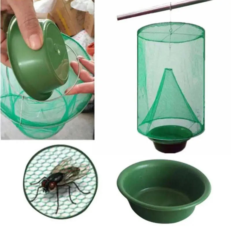 Description Picture 5 of itemSafe Fly Catcher Killer Cage Net Trap Fly-catching Device Garden Yard Supplies Mosquito Trap Top Fly Bait Wasp Insect Bug Killer