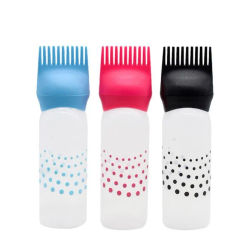 1pc Salon Hair Dye Refillable Bottle Applicator Comb Hair Coloring container styling tools