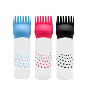 1pc Salon Hair Dye Refillable Bottle Applicator Comb Hair Coloring container styling tools