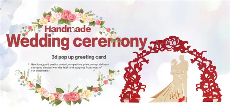 Description Picture 2 of item3D Pop UP Cards Valentines Day Gift Postcard with Envelope Stickers Cherry Tree Wedding & Engagement Invitation Greeting Cards