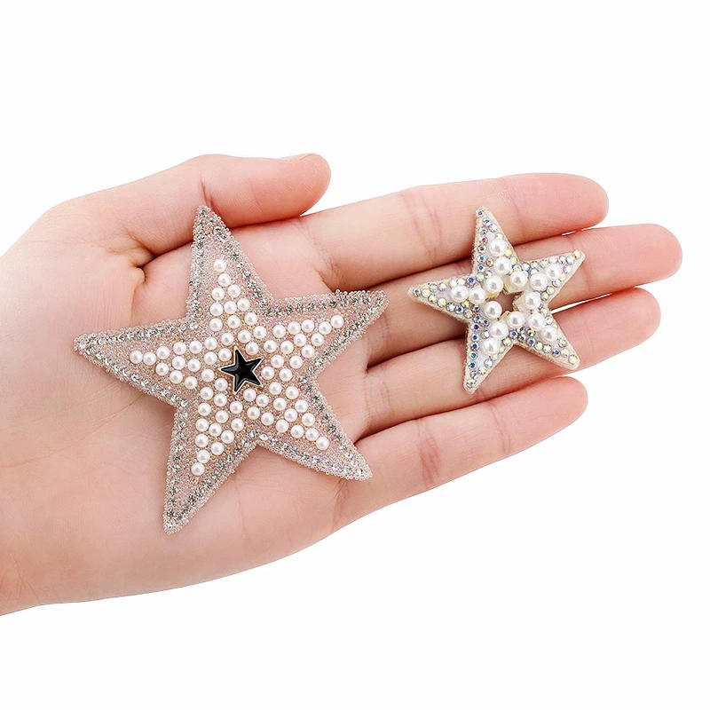 Description Picture 6 of itemMulti-style Patch Sparkling Rhinestone Star Tassel Pattern Hotfix Cloth Patches Sequins For Clothing Appliques Iron-on Sticker