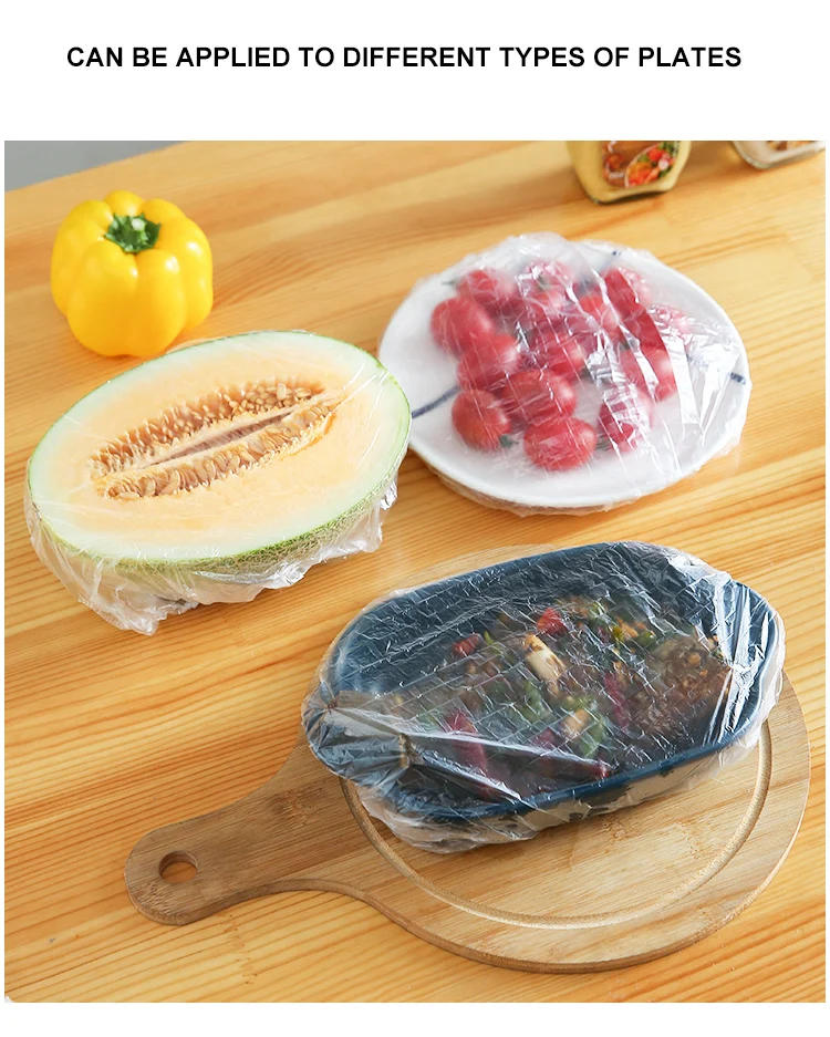 Description Picture 6 of itemDisposable Food Storage Covers Bags for Bowls Plates Dishes Shower Cap Reusable Food Storage Elastic Fresh Keeping Silicone Lid
