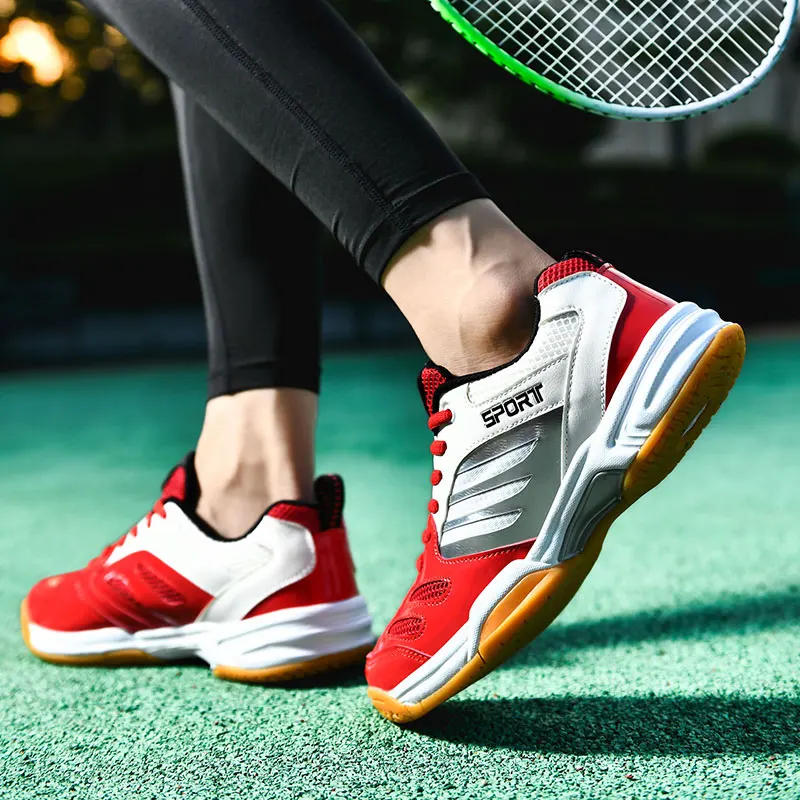 Description Picture 5 of item2020 New Men Women Table Tennis Shoes Black Blue Man Sports Training Sneakers Outdoor Women Badminton Shoes Plus Size