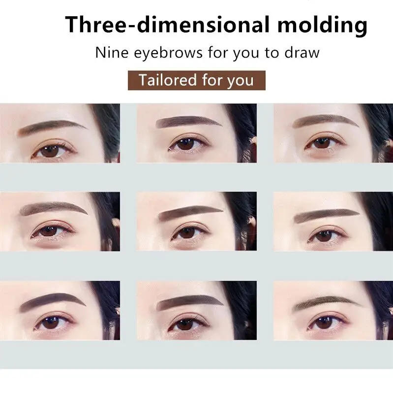 Description Picture 5 of itemEyebrow Pencil Women Micro-Fork Waterproof Double-headed Eyebrow Tattoo Natural Long Lasting Makeup Paint Triangle Eyebrow Pen