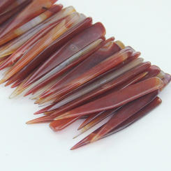 1pc Natural Agate To Rub Leather Edge For Scoring Folding Creasing Paper Leathercrafts DIY Handmade Leather Tool Accessory