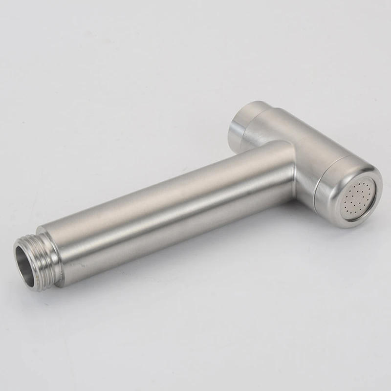 Description Picture 3 of item1pc Handheld Toilet bidet sprayer 304 Stainless Steel Hand Bidet faucet for Bathroom hand sprayer shower head self cleaning
