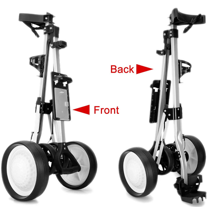 Description Picture 6 of itemPGM Professional Folding Golf Trolley Outdoor Sports Travel Airport Baggage Check Carrier Cart Stroller Golf Pitch Tool Supplies