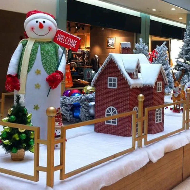 Description Picture 3 of item200x150cm Christmas Snow Cover Blanket Artificial Snow In Cotton for Christmas Tree Skirts Backdrop Decorations Fake Snow Carpet