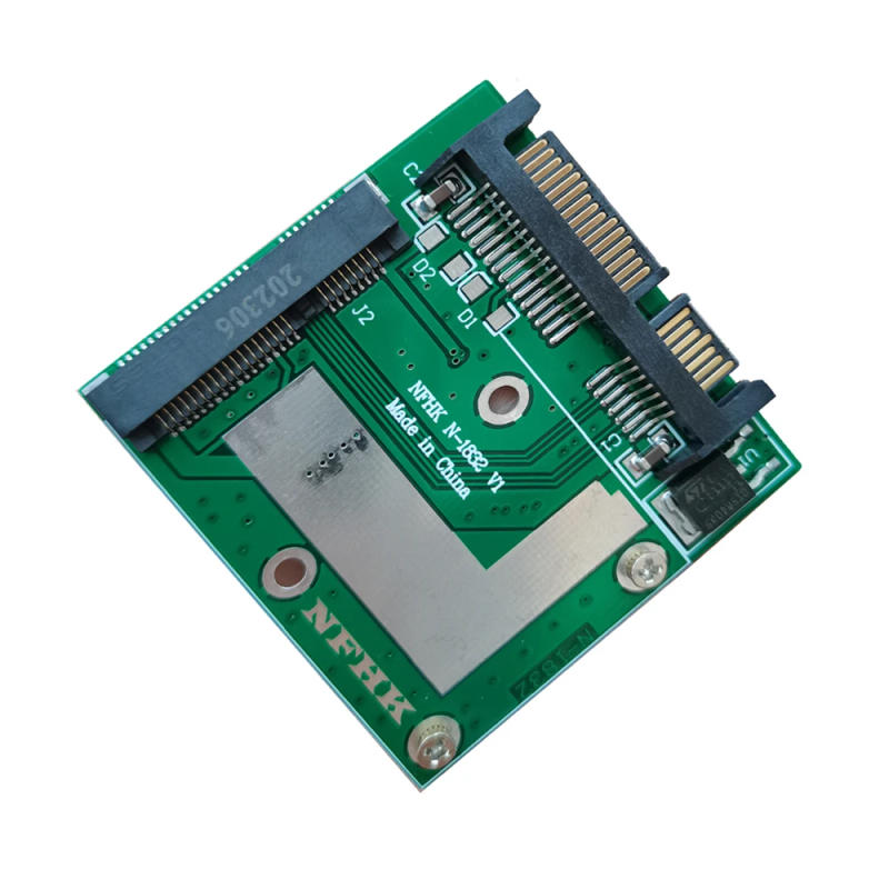 Description Picture 5 of itemmSATA SSD to 2.5'' SATA III 6.0Gbps Adapter Converter Riser Card Module Board Mini PCIE SSD Adapter Expansion Card for Laptop PC