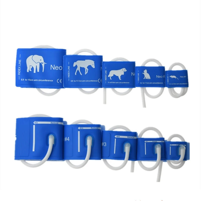 Description Picture 5 of itemUniversal Veterinary Blood Pressure Cuff Sleeve VET Animal Pet Sphygmomanometer NIBP Cuff Belt for Elephant Horse Dog Cat Mouse
