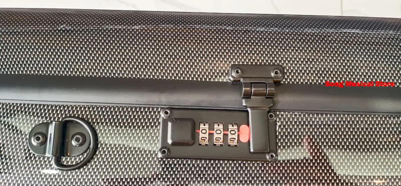 Description Picture 6 of itemCarbon fiber adjustable 15-17" viola case wear-resistant pressure-resistant and waterproof viola square box with hygrometer