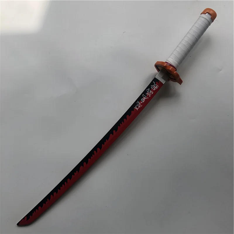 Description Picture 5 of item80cm Demon Slayer Sword Katana JaponesaTanjirou Anime Swords Weapon Model Ninja Kids Toys Cosplay Swords Prop Boy Gift Toy Sword