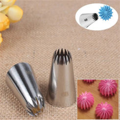 1PC Large Stainless Steel Nozzle Cake Decorating Tips Writing Tube Icing Nozzle Baking & Pastry Tools Cupcake Baking Tools 6B#