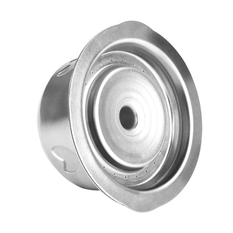 Description Picture 6 of item2 IN 1Reusable Vertuo Coffee Capsule Steel Stainless Metal for Nespresso Vertuoline Plus Machine Cream Coffee Filter