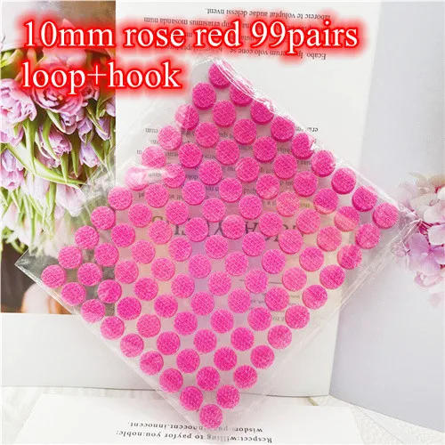 Description Picture 4 of itemWholesale 10 packs Self Adhesive Fastener Tape Dots 10/15/20/25/30mm 20*25/20*45mm Strong Glue Dot Sticker Coin Hook Loop Tape