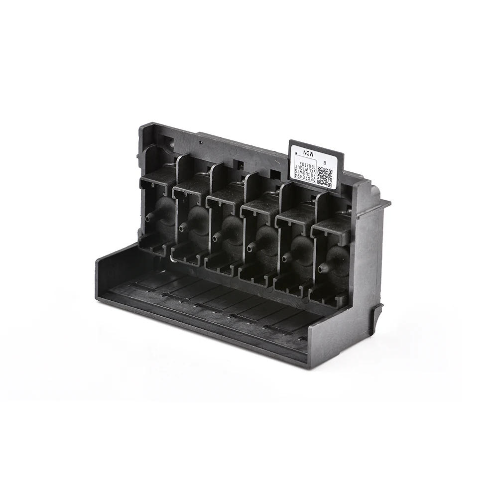 Description Picture 5 of itemprinter spare parts XP600 head cover adapter plastic for Epson XP600 XP601 XP610 XP700 XP701 XP800 XP801 XP82 printhead manifold