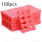 100pcs red