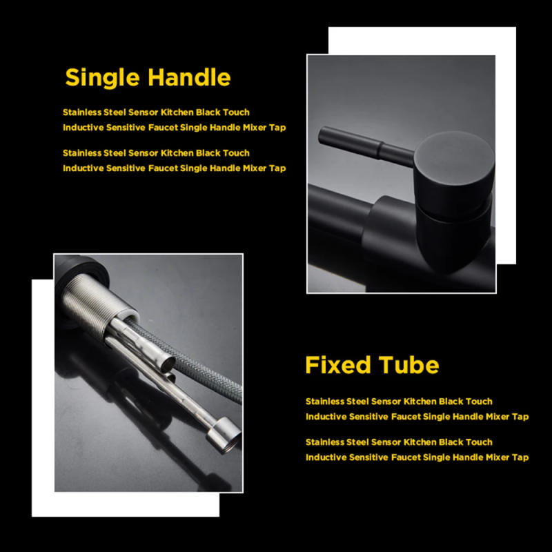 Description Picture 6 of itemULGKSD Sensor Kitchen Faucet Stainless Steel Touch Control Mixer Tap Hot and Cold Water Single Handle Sink Sensitive Sink Faucet