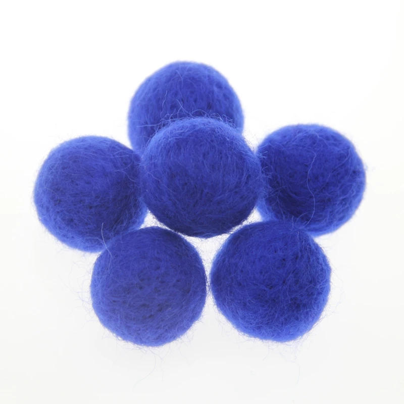 Description Picture 2 of itemRound Wool Felt Balls, Pom Poms, Handmade DIY Christmas Gifts, 3cm, 10Pcs per Lot