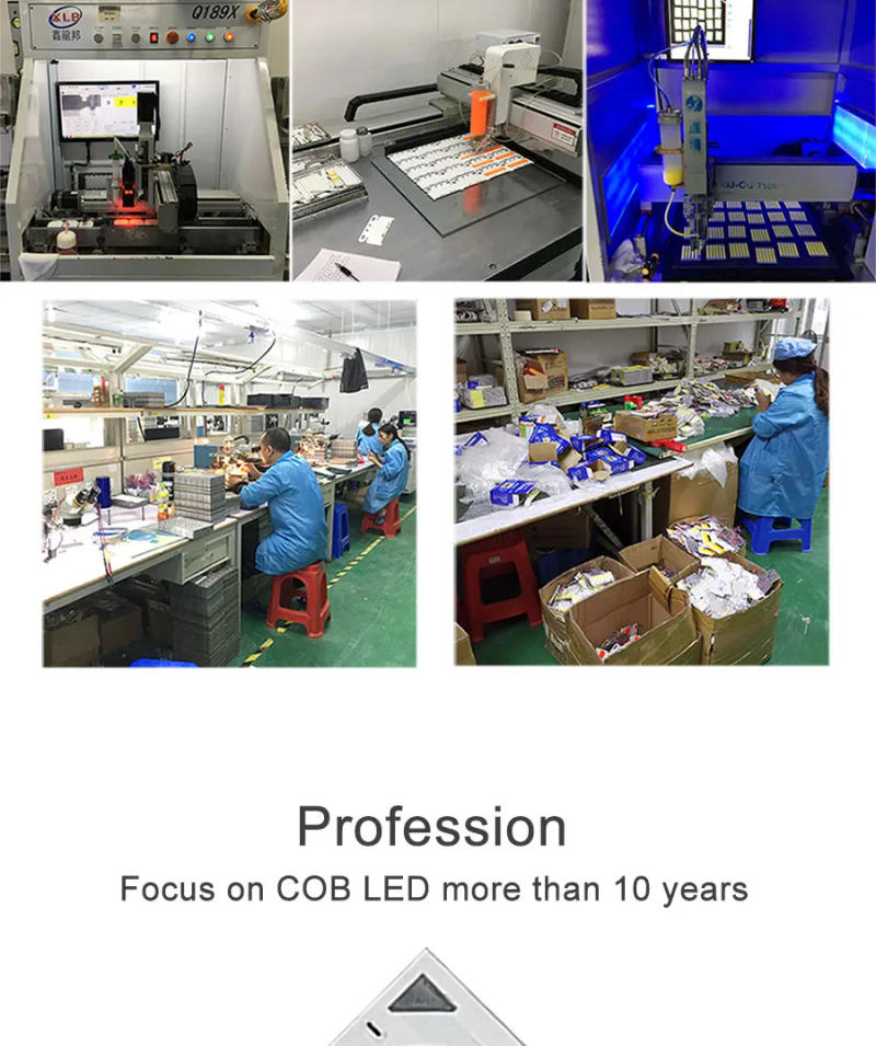 Description Picture 4 of itemDropshipping COB LED Chip 17mm Lighting Surface 10W 30W LED Beads with LED Driver for Downlamp Track Lights 30V 300mA Chips