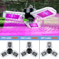 LED 100W 200W 300W Bulb Hydroponics Grow Light E27 Lampara Full Spectrum Phyto Lamp 220V Plant Light Phytolamp Flower Seeds Tent