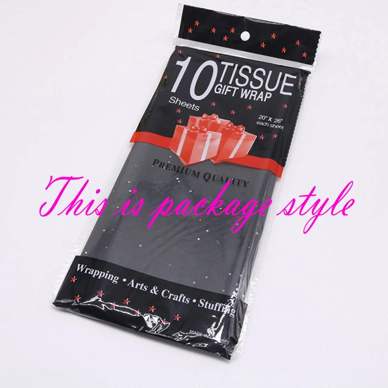 Description Picture 4 of item10 Sheets 50*66CM Glitter Sequins Tissue Paper DIY Handmade Craft Paper Flowers Gift Packing Wedding Party Home Decor Supplies