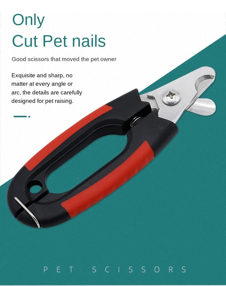 Description Picture 6 of itemProfessional Pet Cat Dog Nail Clipper Cutter Stainless Steel Grooming Scissors Clippers for Animals Cats Dogs with Lock S M Size