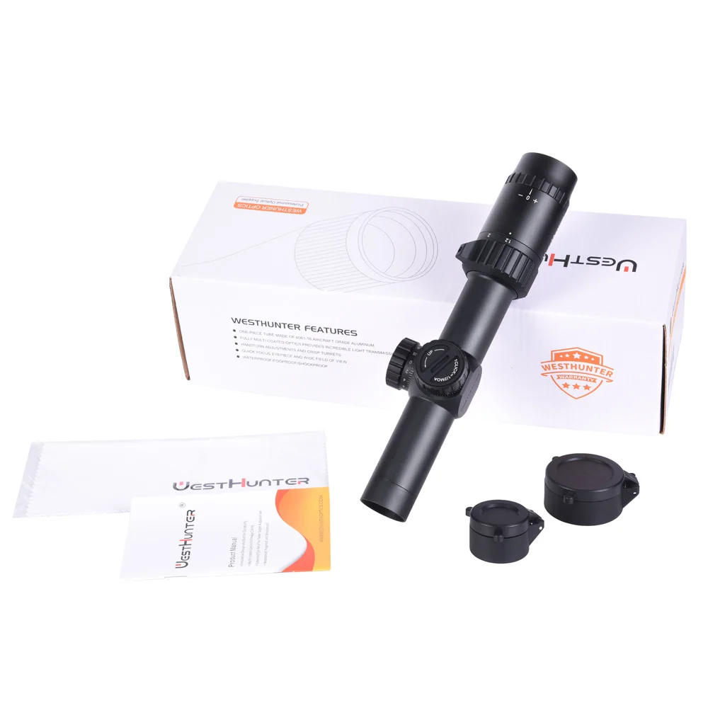 Description Picture 6 of itemWESTHUNTER HD-S 1.2-6X24 Compact Scope MIL Dot Reticle Hunting Riflescopes Outdoor Tactical Optics Sights for Air Soft .223