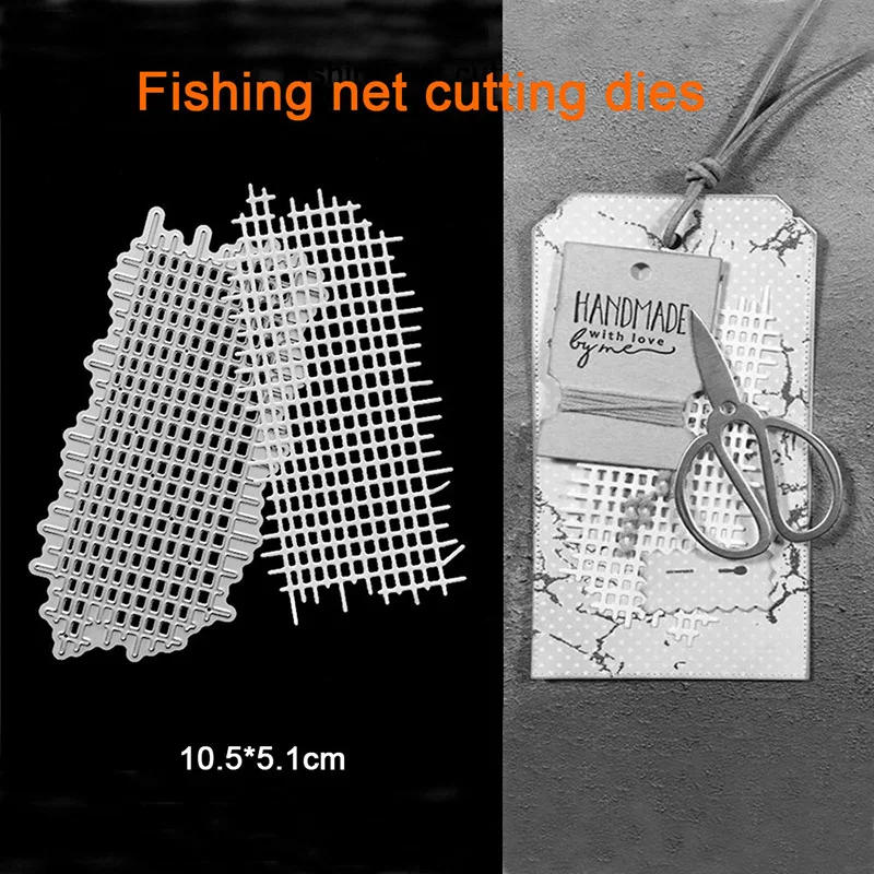Description Picture 5 of itemMetal Cutting Dies Cut Die Mold Scrapbooking Mesh Background Craft Album Embossing Folder Stencils Paper Card Making Knife Mould