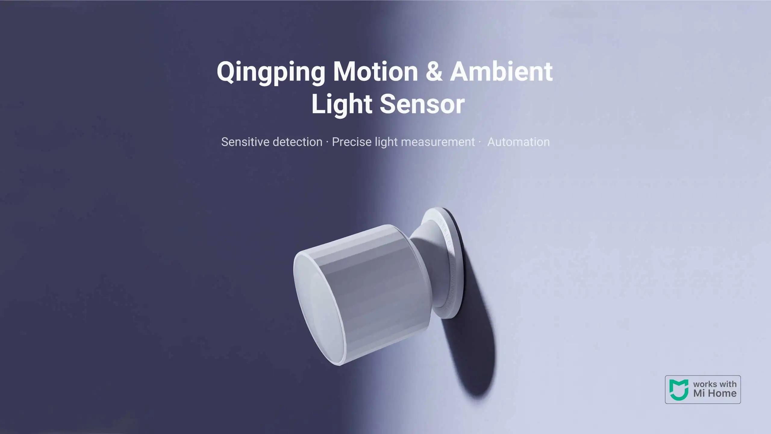 Description Picture 2 of itemMijia qingping Human Body / pet Sensor Smart Body Movement Motion & light SensorMagnetic split base For Mi home App