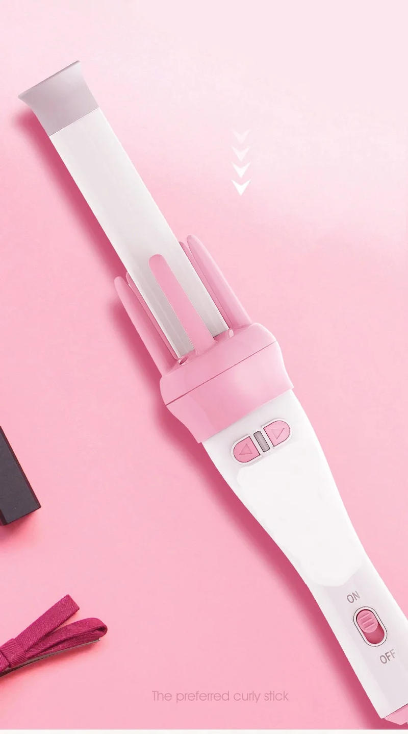 Description Picture 5 of item2way rotating curling iron, Automatic Ceramic Hair Curler, best hot tools curling iron, magic hair iron,hair curling wand