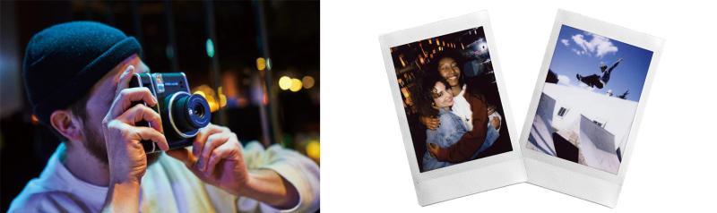 Description Picture 3 of itemFujifilm Instax Mini 40 Instant Camera Black + 20 Sheets Instax White Film + 64 Pocket Photo Album + 10-in-1 Accessories Kits