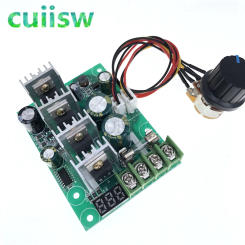 DC 6-60V 30A Adjustable LED Digital Motor Speed Regulator PWM DC Motor Speed Controller Motor Speed Control Governer 12V 24V 36V